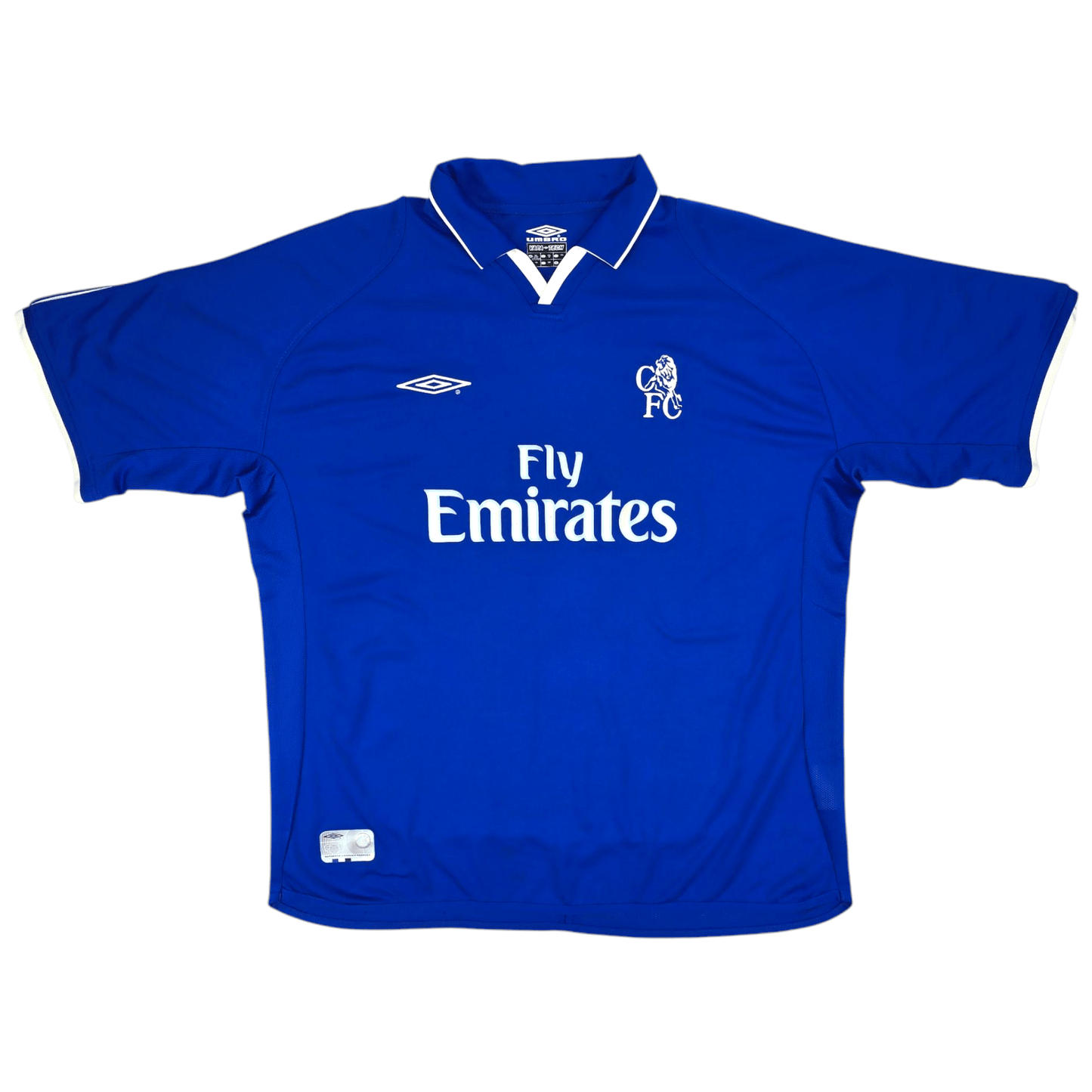 2001/03 Chelsea Home Football Shirt (2XL) Umbro #17 Petit
