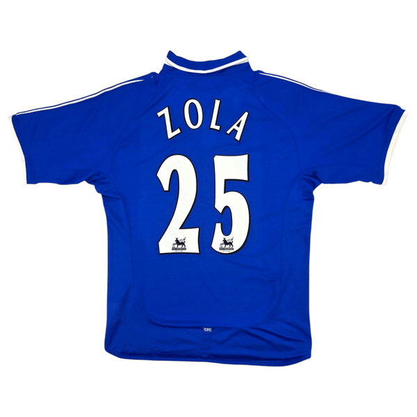 2001/03 Chelsea Home Football Shirt (M) Umbro #25 Zola