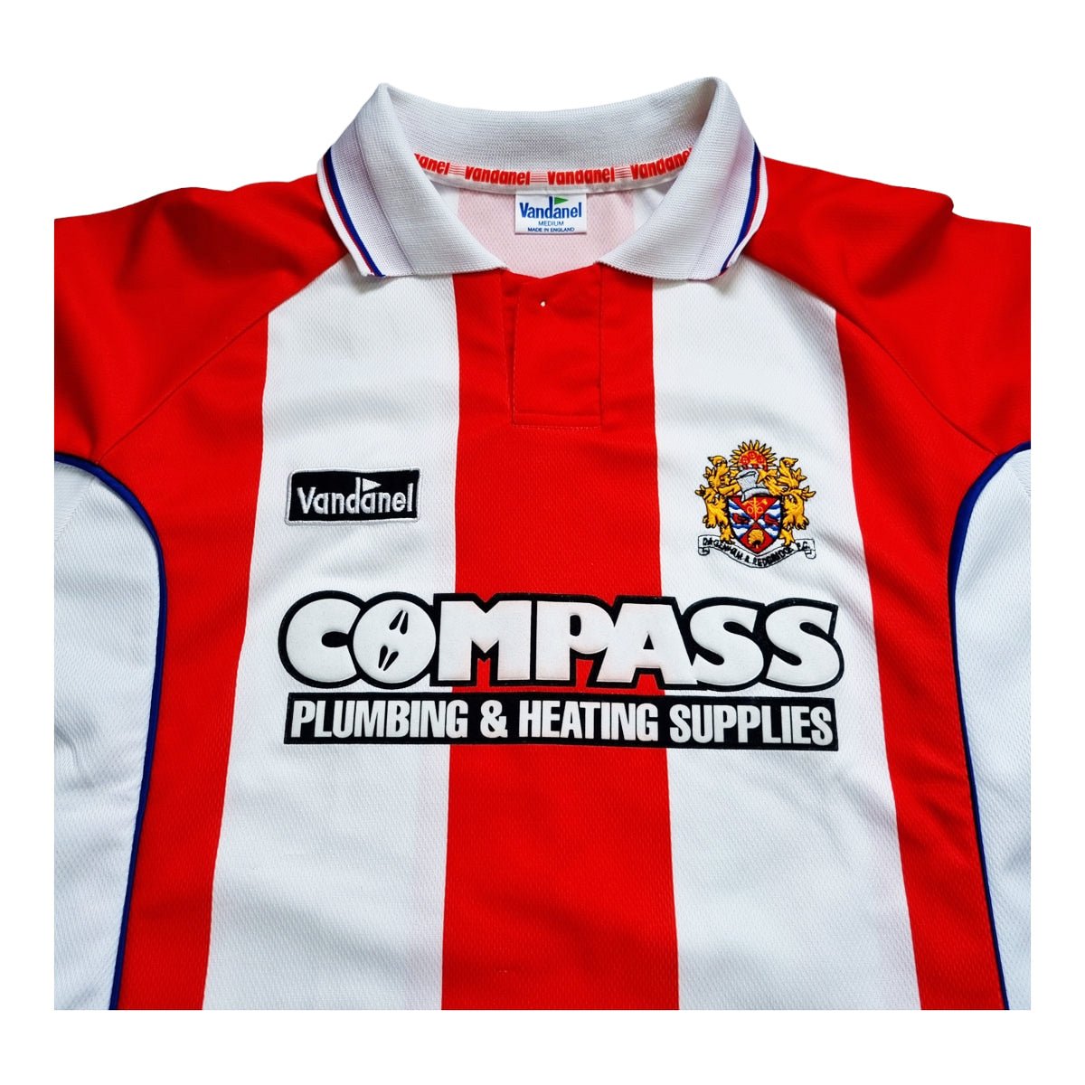 2001/03 Dagenham & Redbridge Home Football Shirt (M) Vandanel