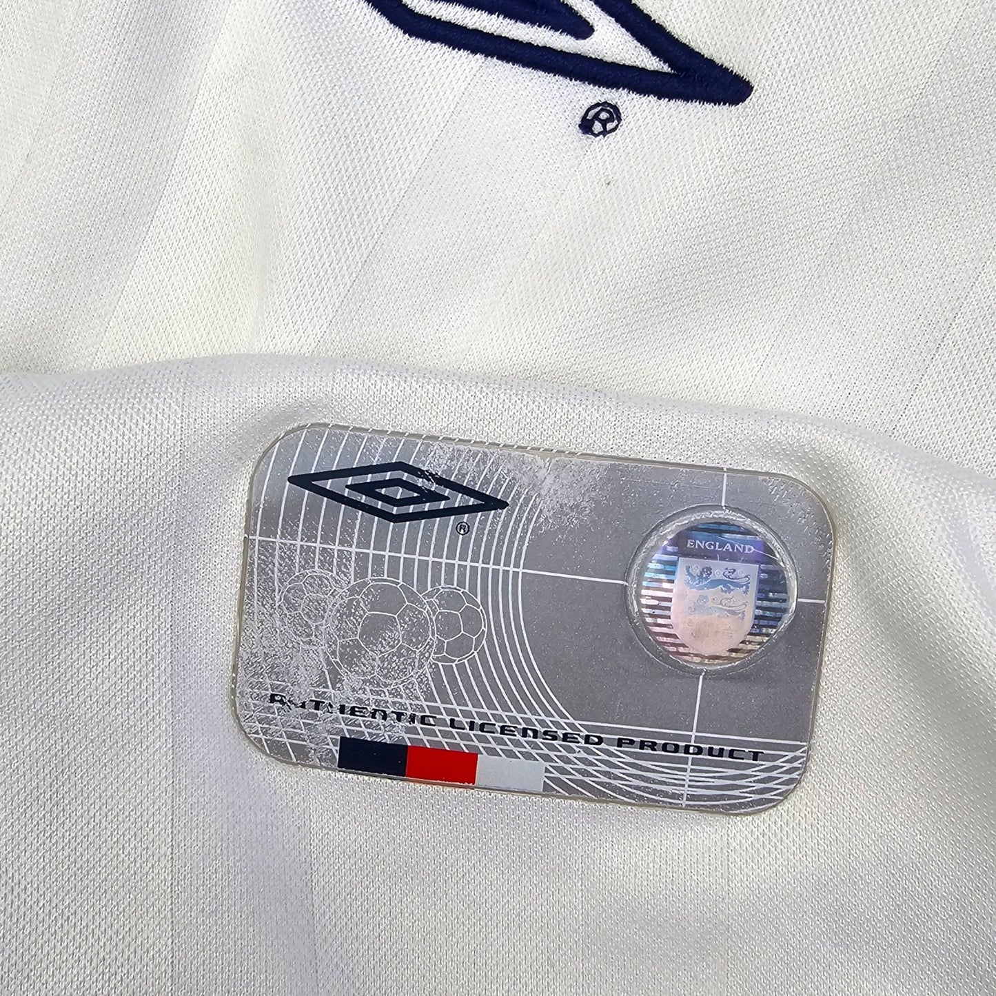 2001/03 England Home Football Shirt (2XL) Umbro #8 Scholes