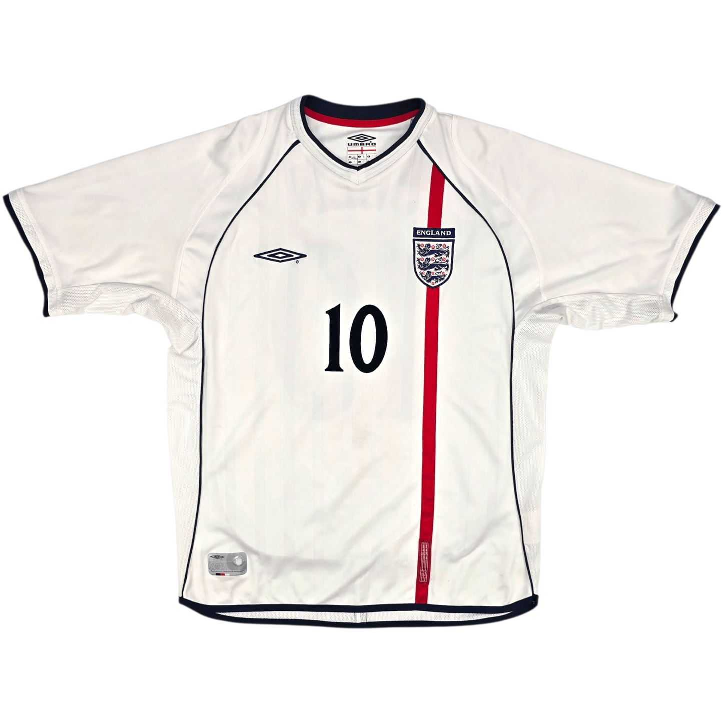 2001/03 England Home Football Shirt (L) Umbro #10 Owen