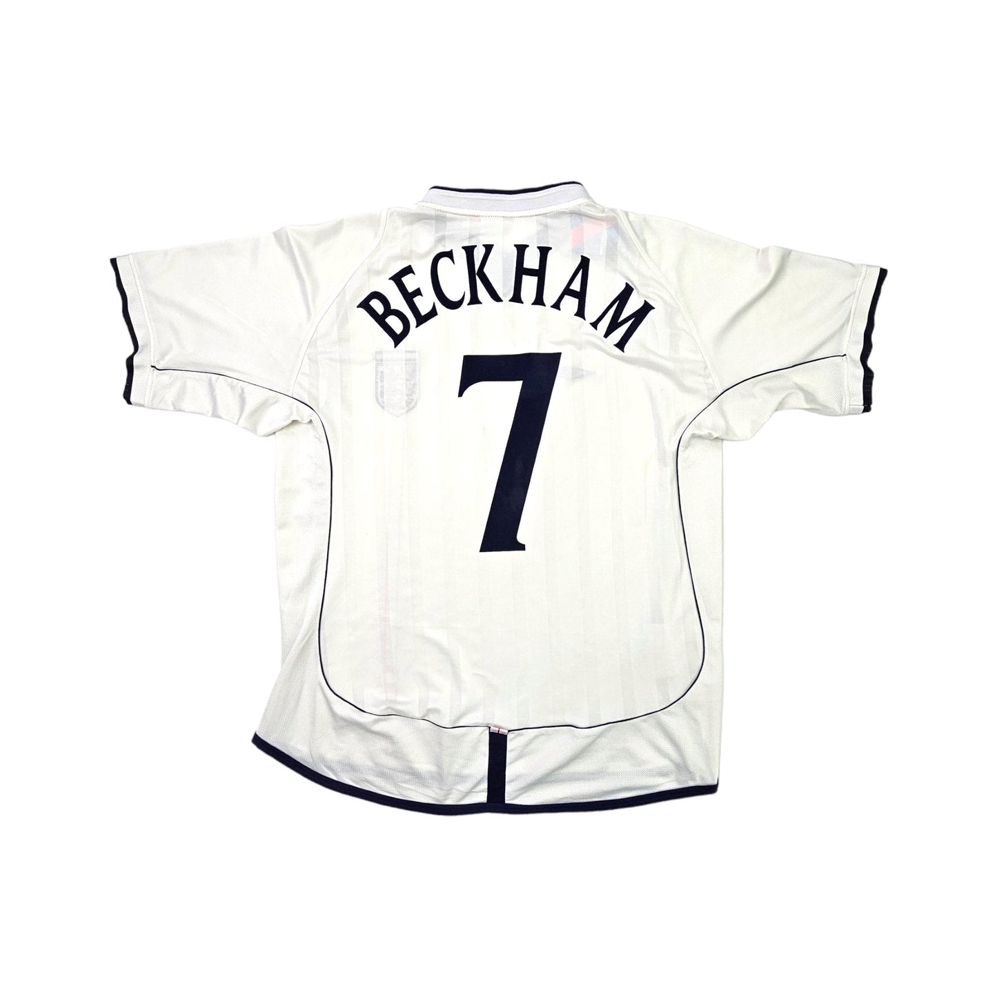 2001/03 England Home Football Shirt (L) Umbro #7 Beckham