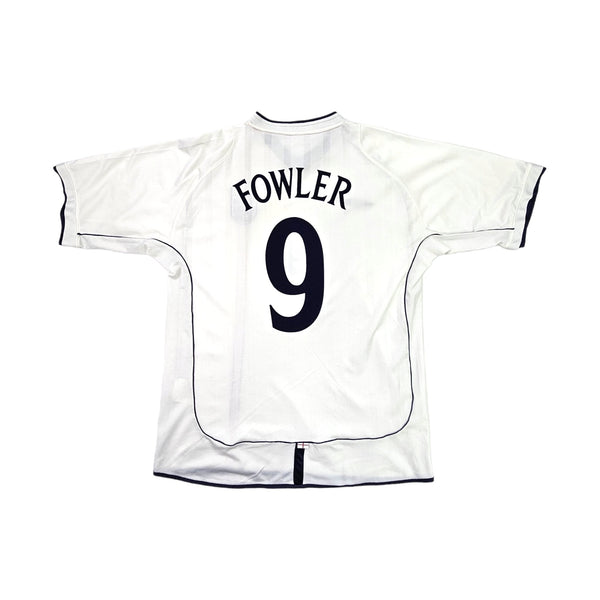 2001/03 England Home Football Shirt (L) Umbro #9 Fowler