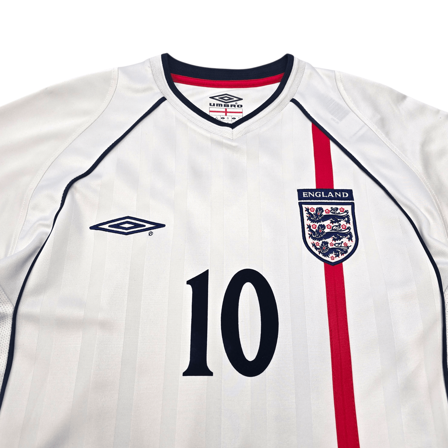 2001/03 England Home Football Shirt (M) Umbro #10 Owen