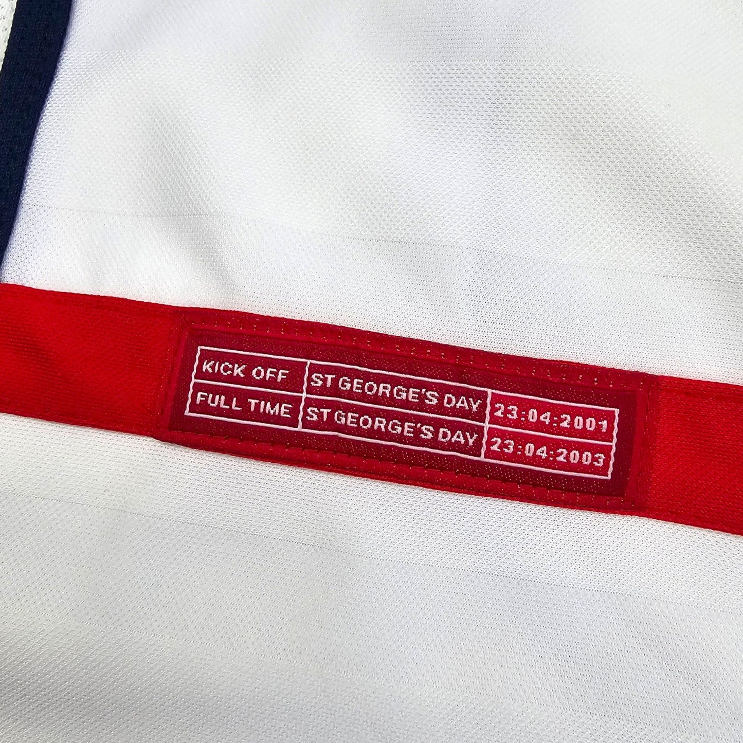 2001/03 England Home Football Shirt (M) Umbro
