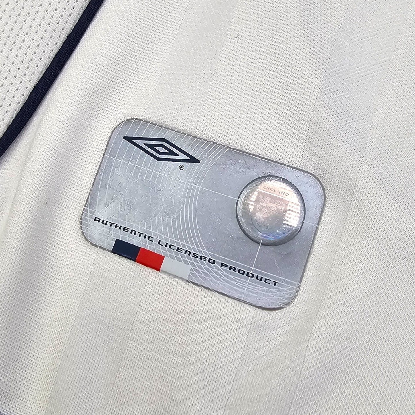 2001/03 England Home Football Shirt (M) Umbro