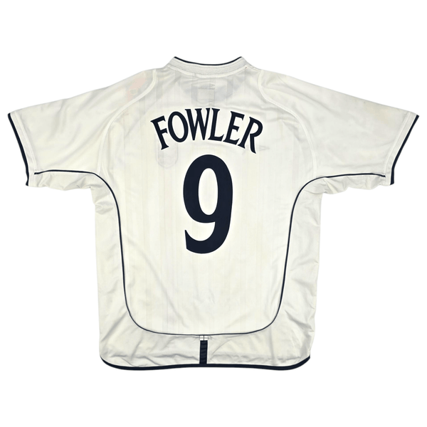 2001/03 England Home Football Shirt (XL) Umbro #9 Fowler