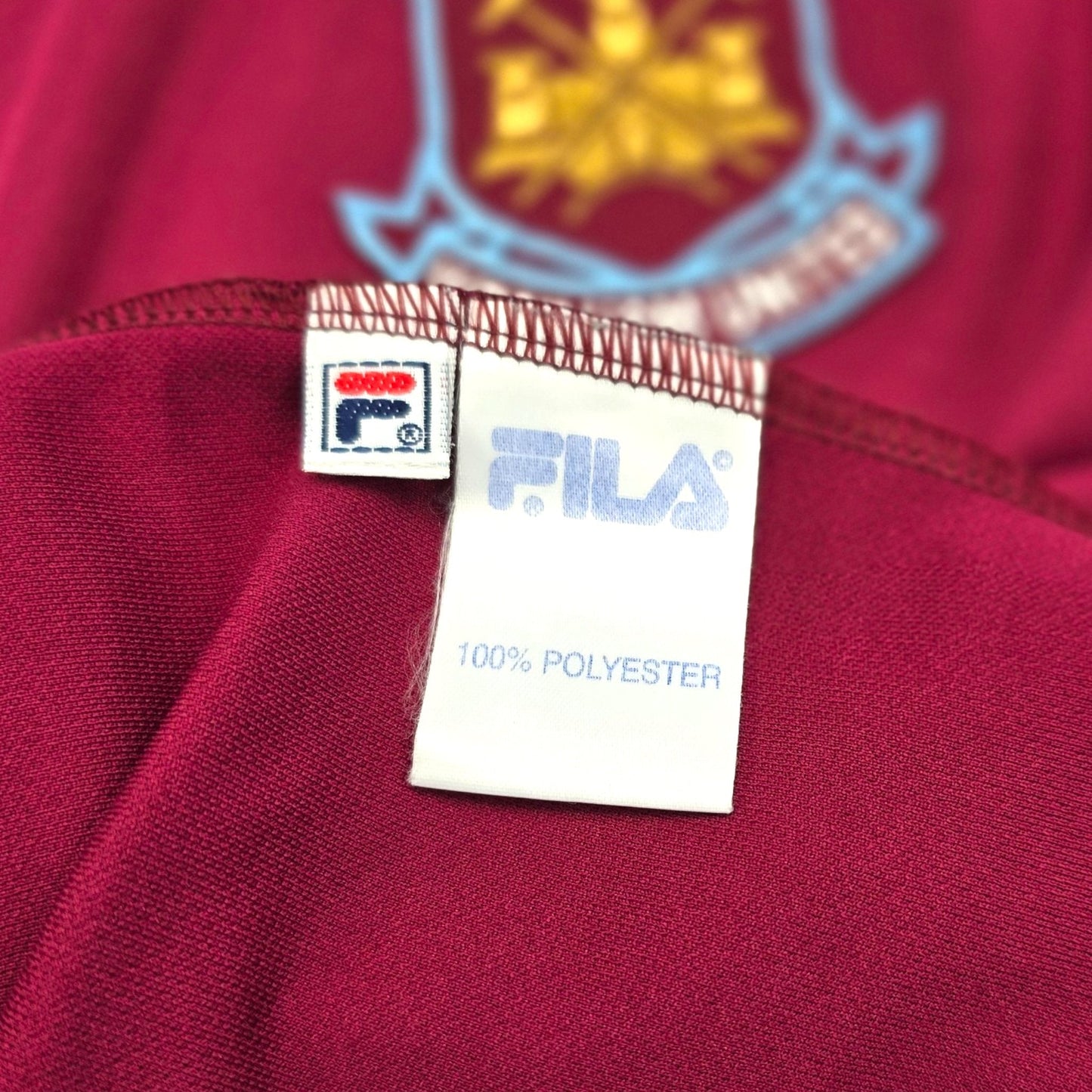 2001/03 West Ham United Home Football Shirt (M) Fila #10 Di Canio