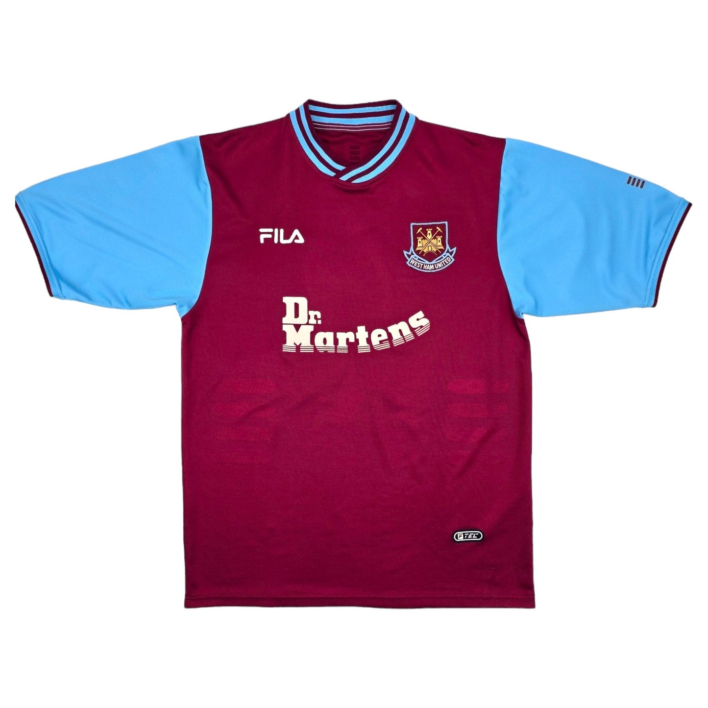 2001/03 West Ham United Home Football Shirt (M) Fila #10 Di Canio
