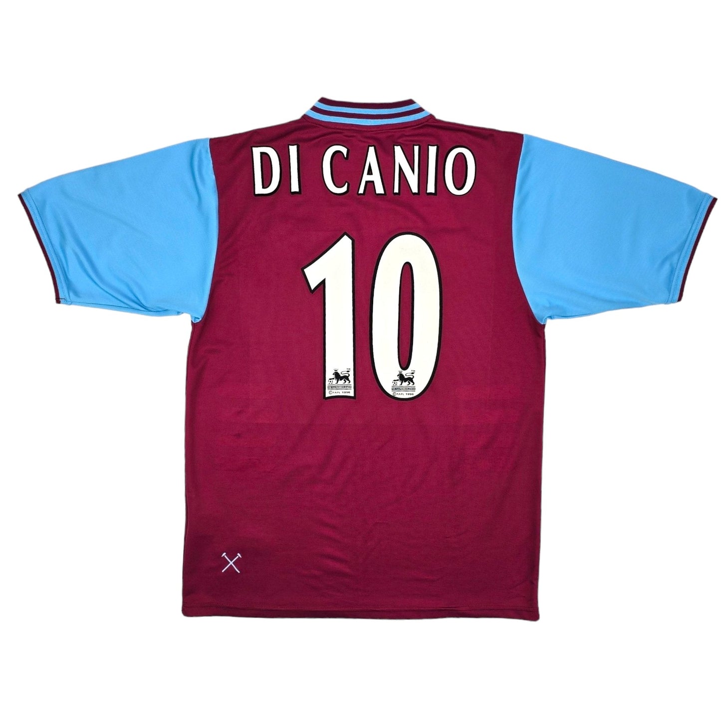 2001/03 West Ham United Home Football Shirt (M) Fila #10 Di Canio