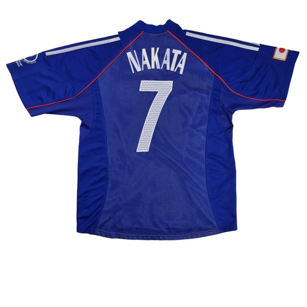 2002 Japan Home Football Shirt (L) Adidas #7 Nakata