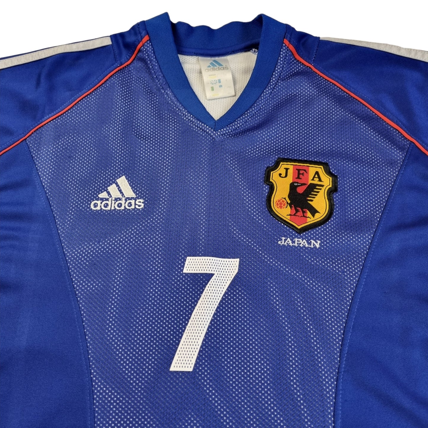 2002 Japan Home Football Shirt (L) Adidas #7 Nakata