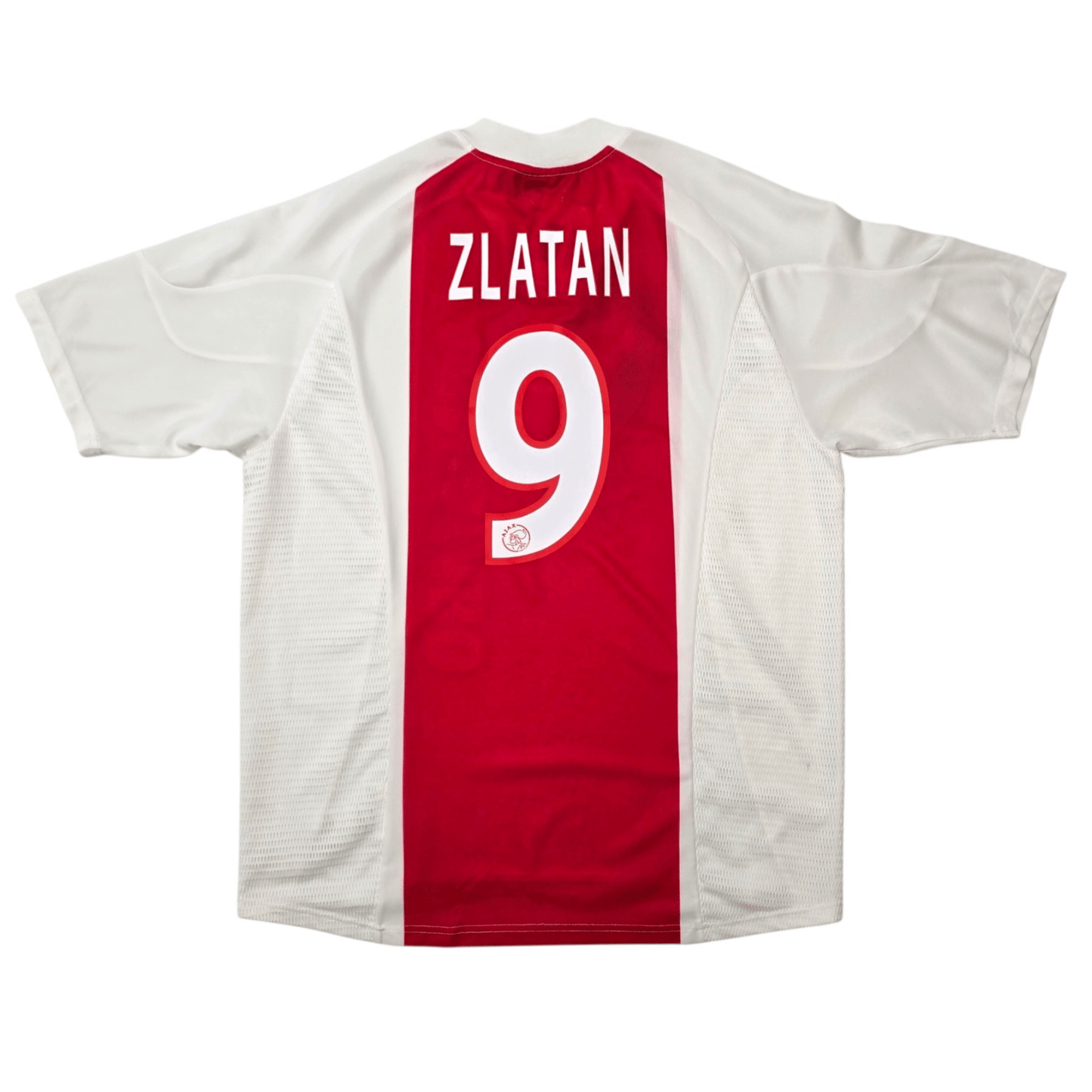 2002/03 Ajax Home Football Shirt (L) Adidas #9 Zlatan