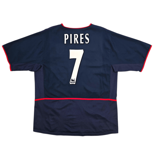 2002/03 Arsenal Away Football Shirt (XL) Nike #7 Pires