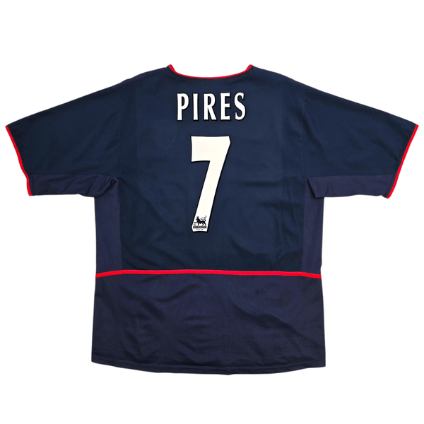 2002/03 Arsenal Away Football Shirt (XL) Nike #7 Pires