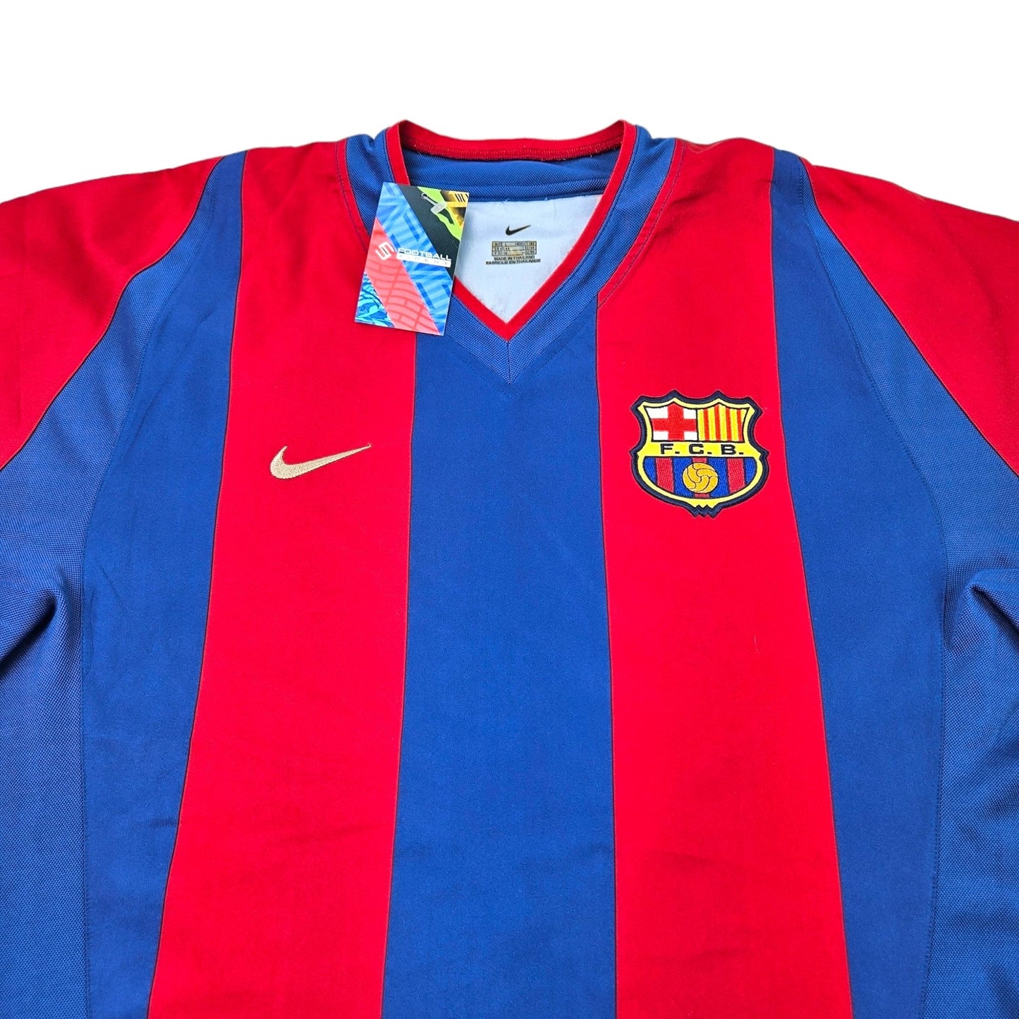 2002/03 Barcelona Home Football Shirt (L) Nike #9 Kluivert