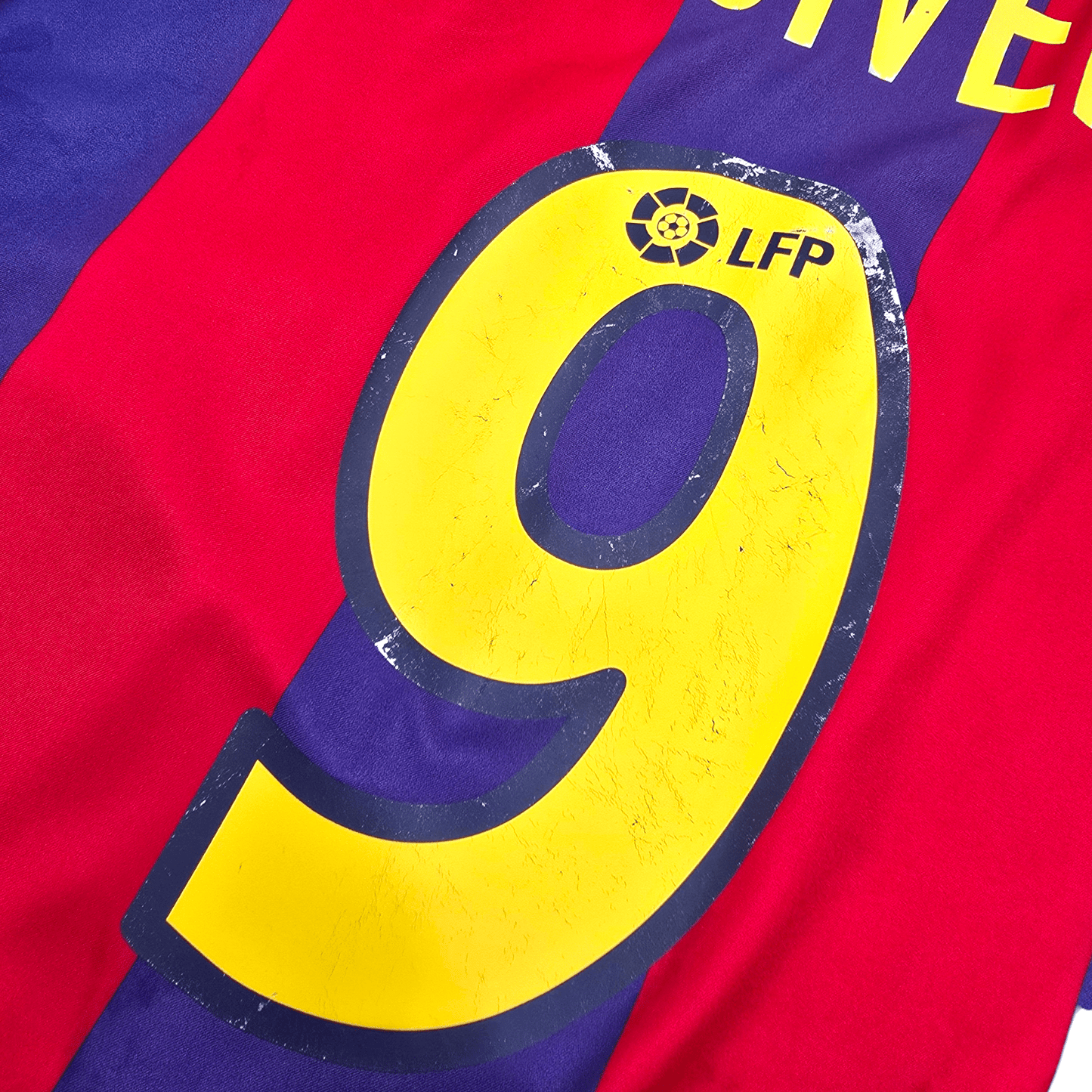 2002/03 Barcelona Home Football Shirt (L) Nike #9 Kluivert