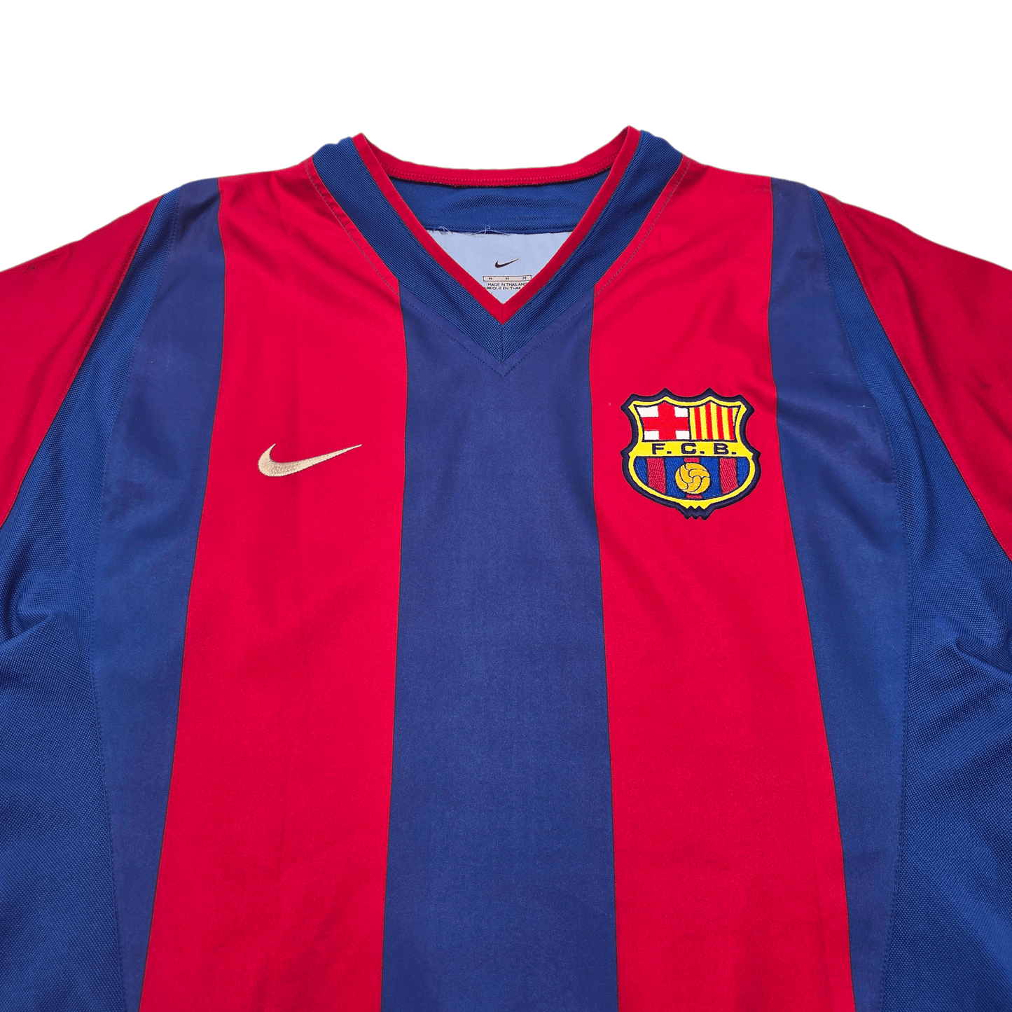 2002/03 Barcelona Home Football Shirt (M) Nike #9 Kluivert