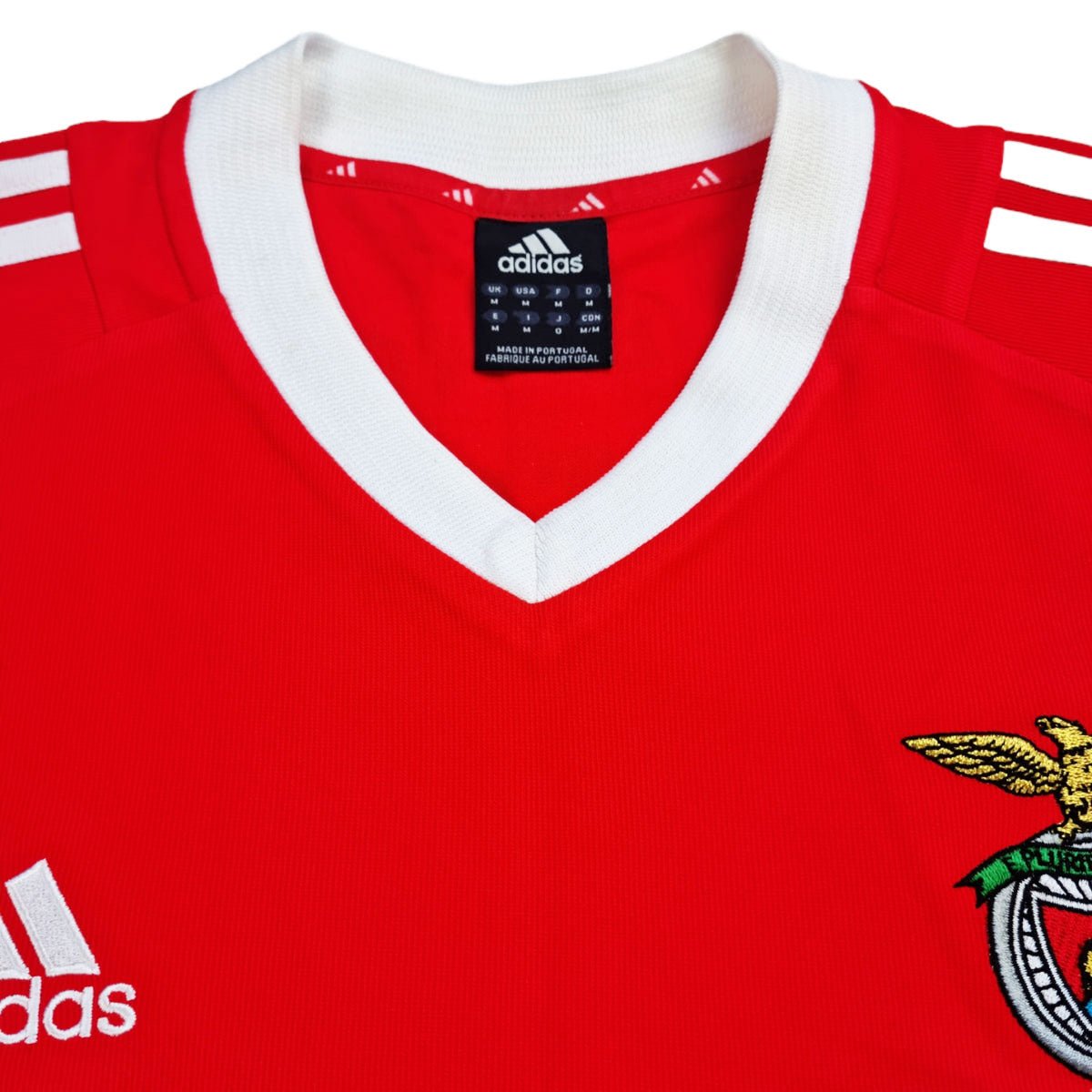 2002/03 Benfica Home Football Shirt (M) Adidas