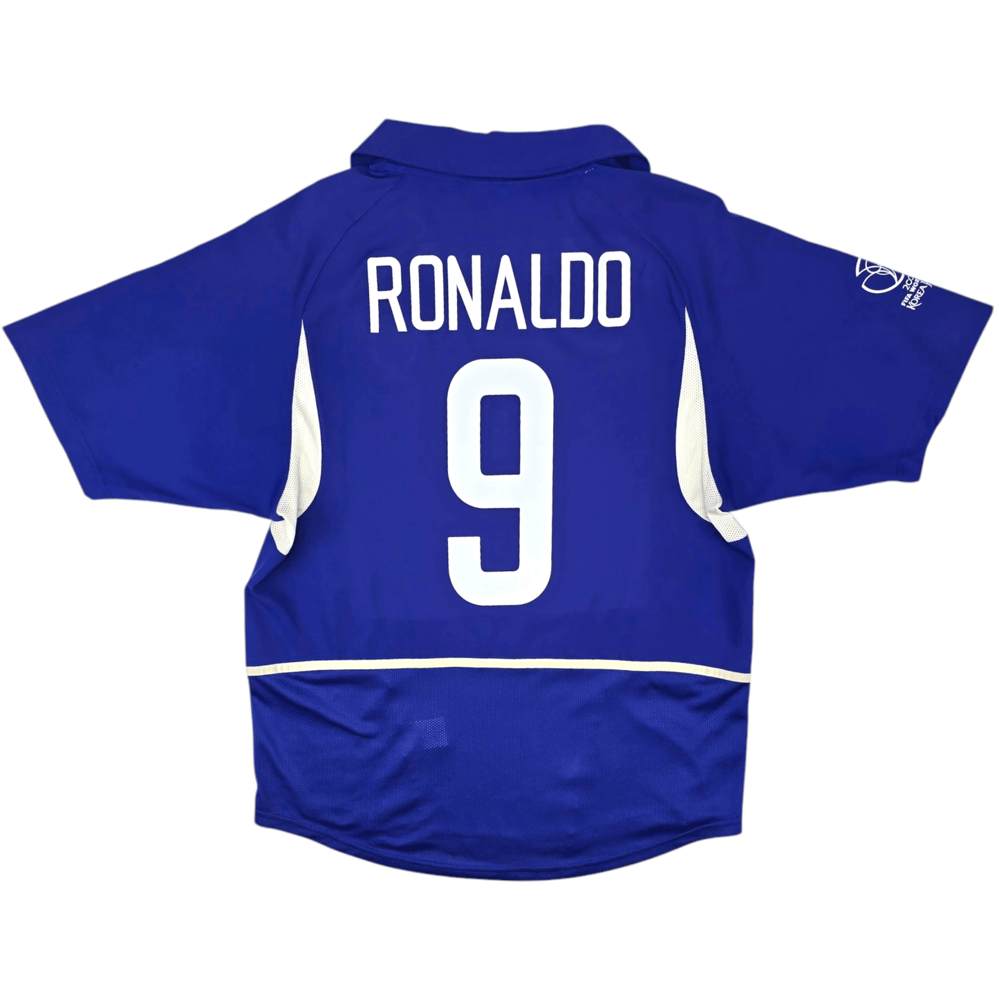 2002/03 Brazil Away Football Shirt (M) Nike #9 Ronaldo