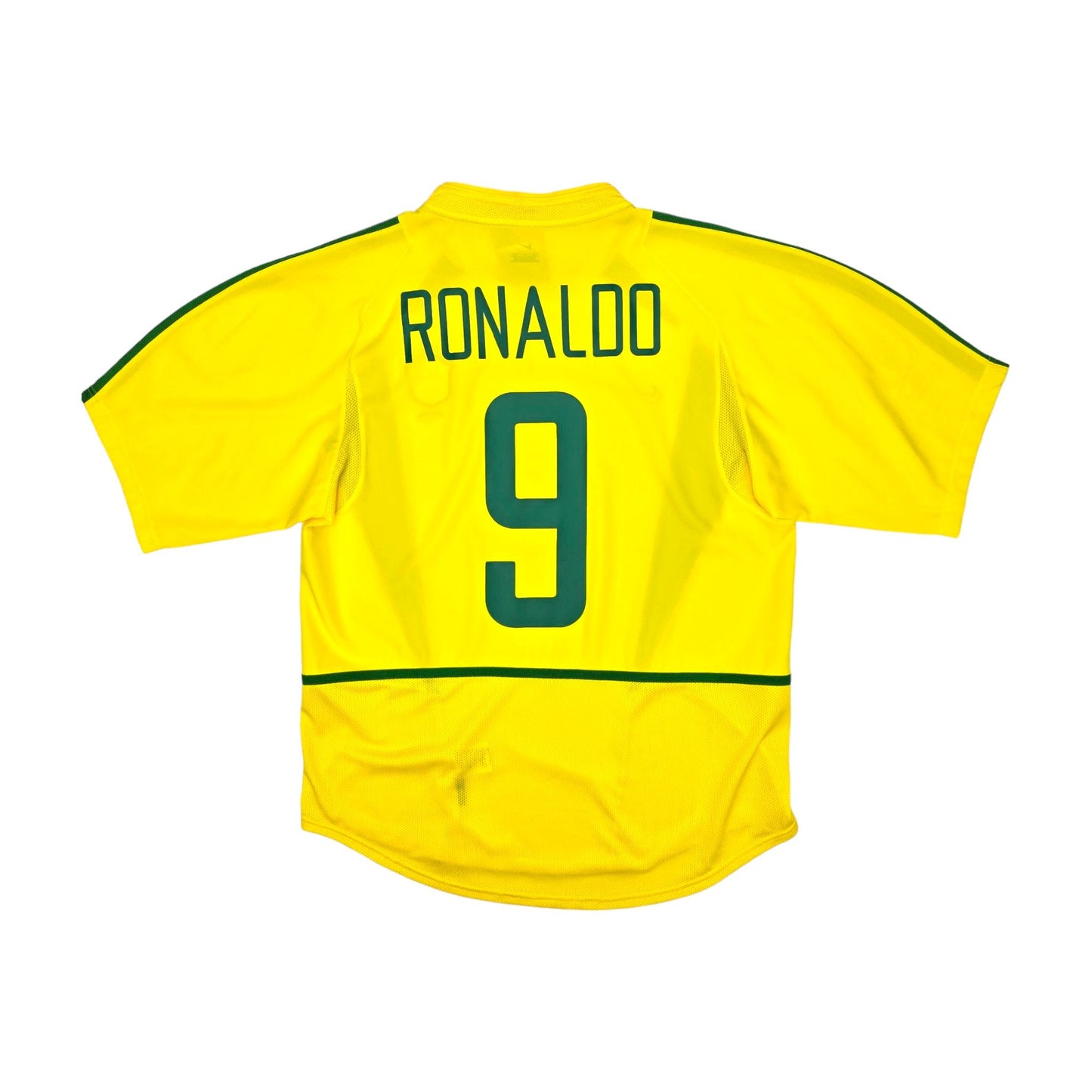 2002/03 Brazil Home Football Shirt (M) Nike #9 Ronaldo