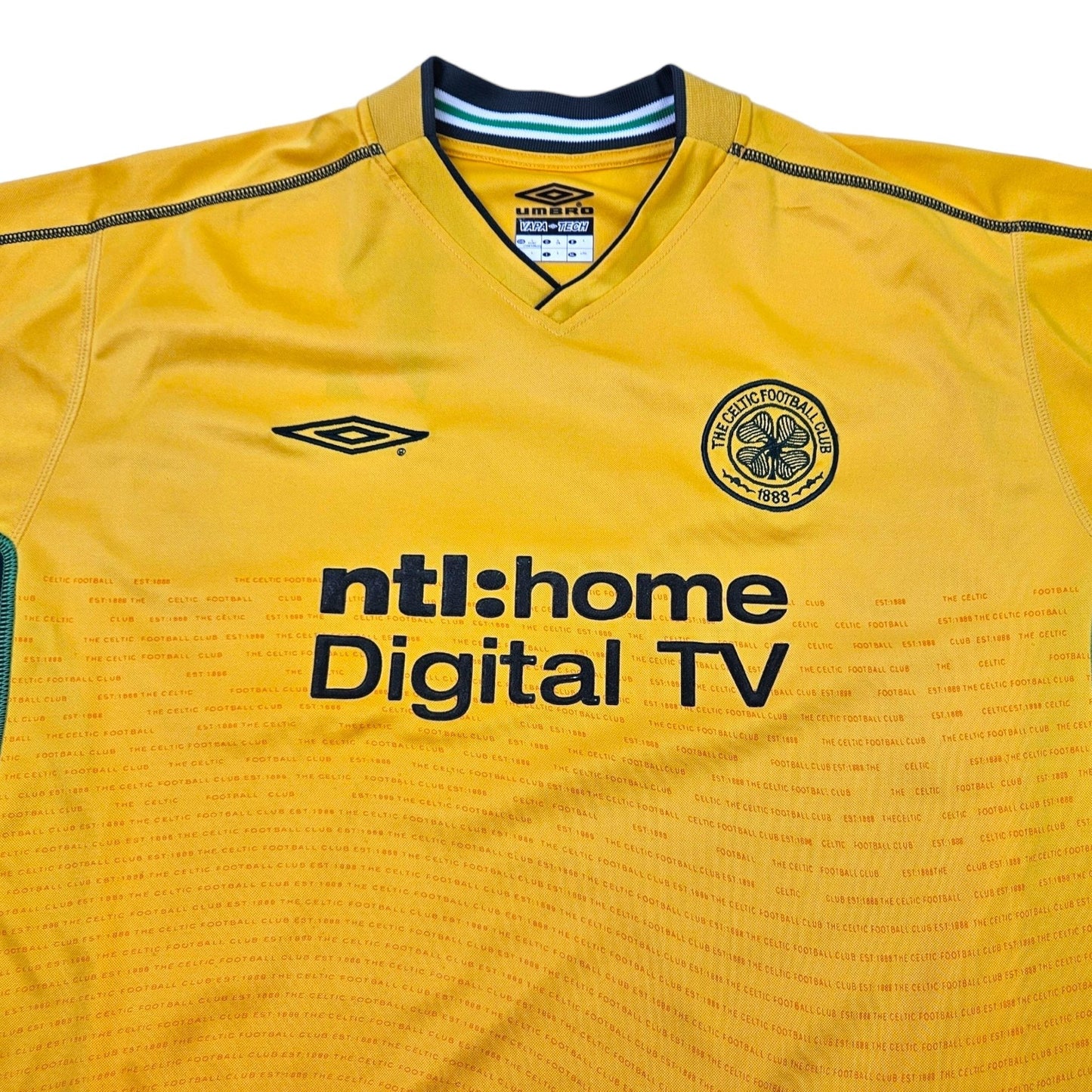 2002/03 Celtic Away Football Shirt (L) Umbro