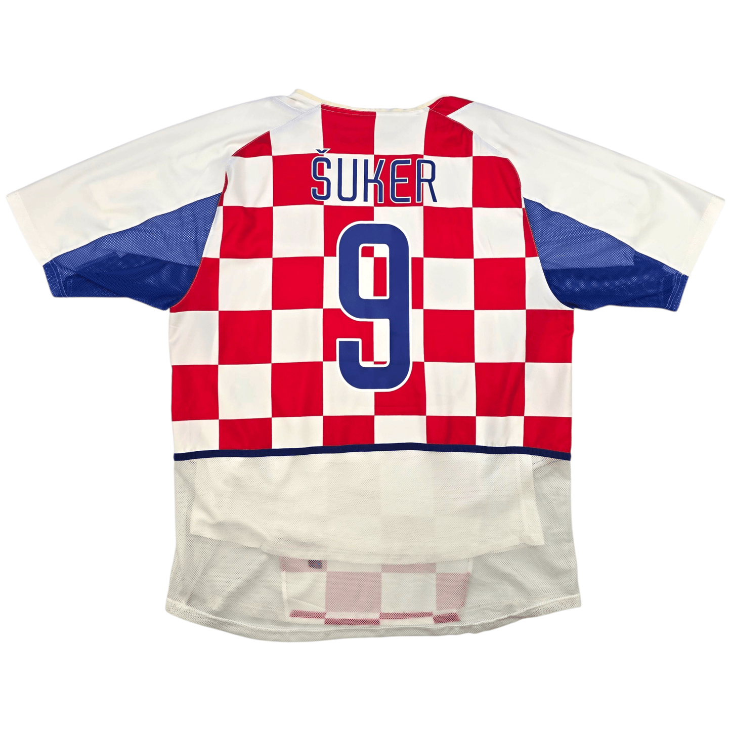 2002/03 Croatia Home Football Shirt (L) Nike #9 Suker (Player Version)