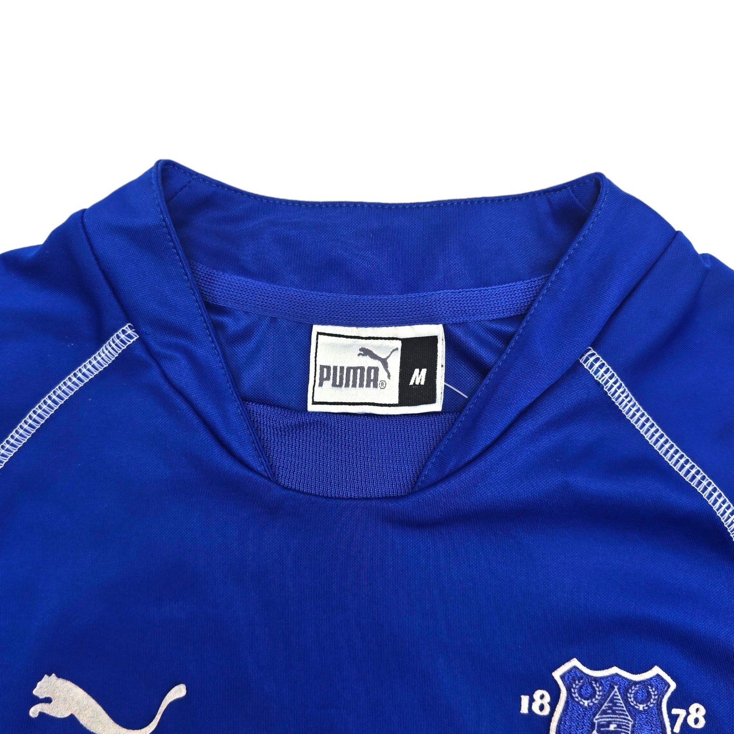 2002/03 Everton Home Football Shirt (M) Puma #18 Rooney