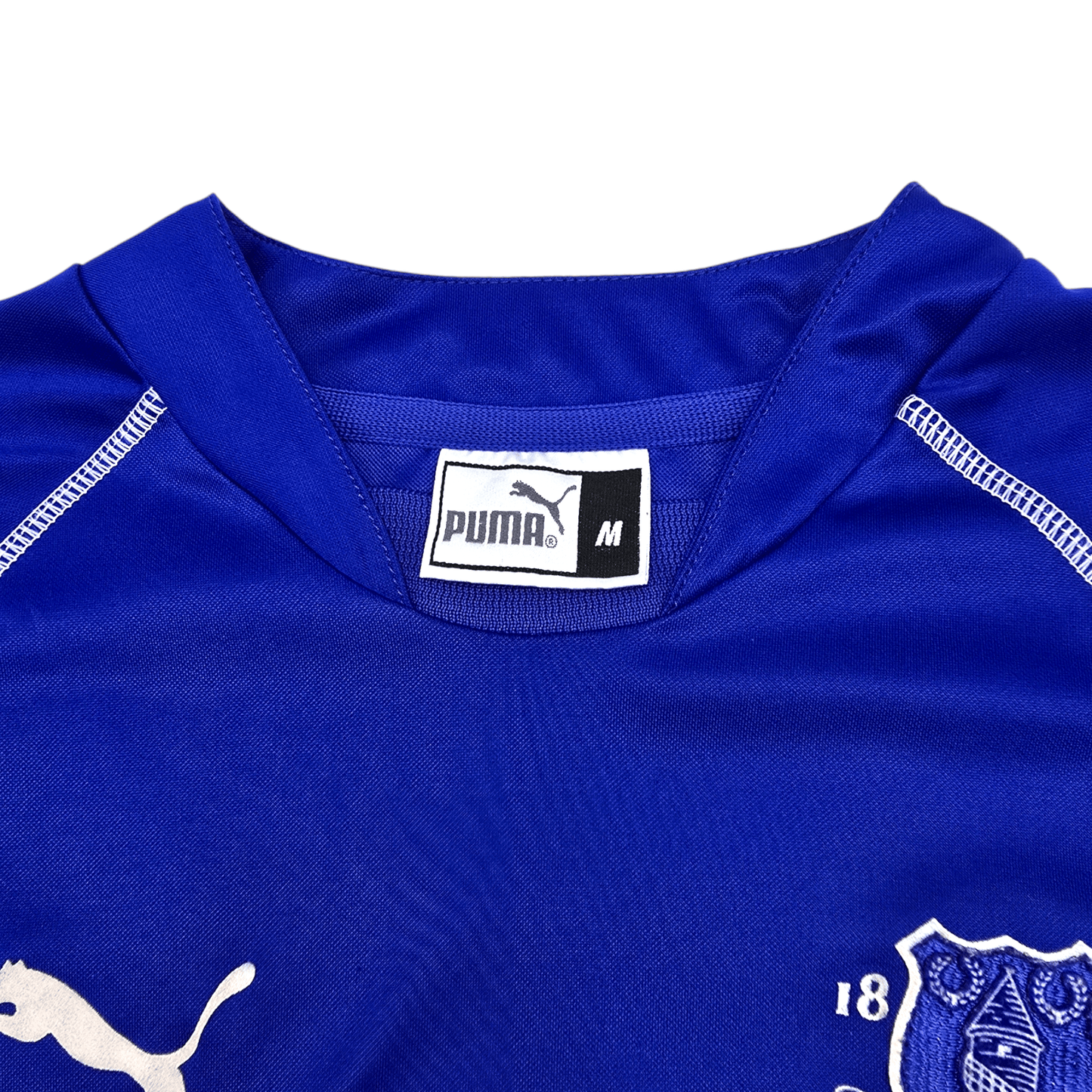 2002/03 Everton Home Football Shirt (M) Puma #9 Campbell