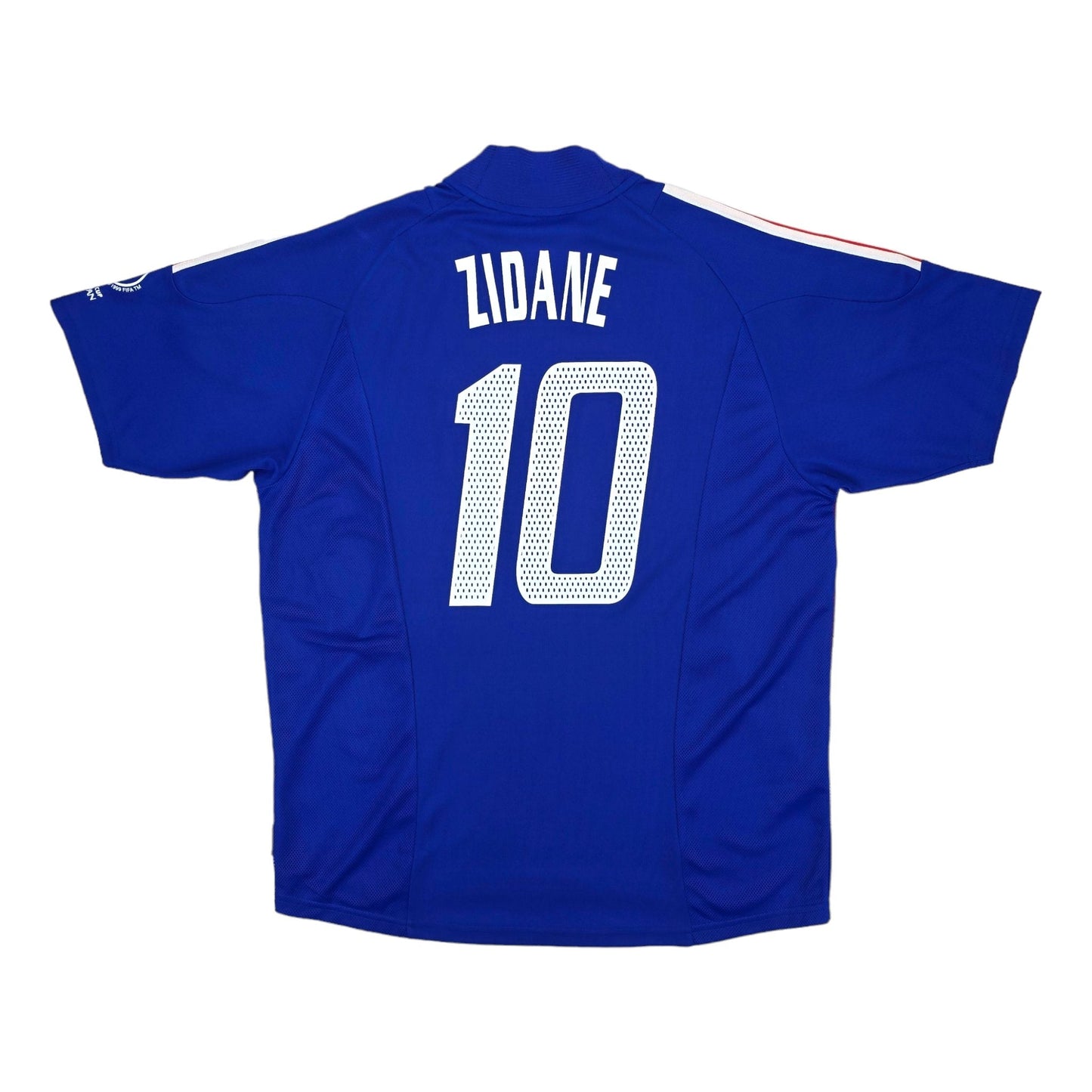 2002/03 France Home Football Shirt (L) Adidas #10 Zidane