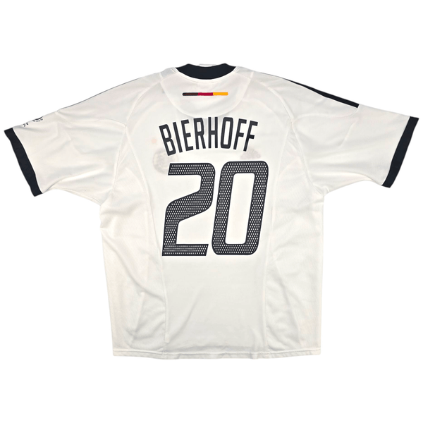 2002/03 Germany Home Football Shirt (L) Adidas #20 Bierhoff