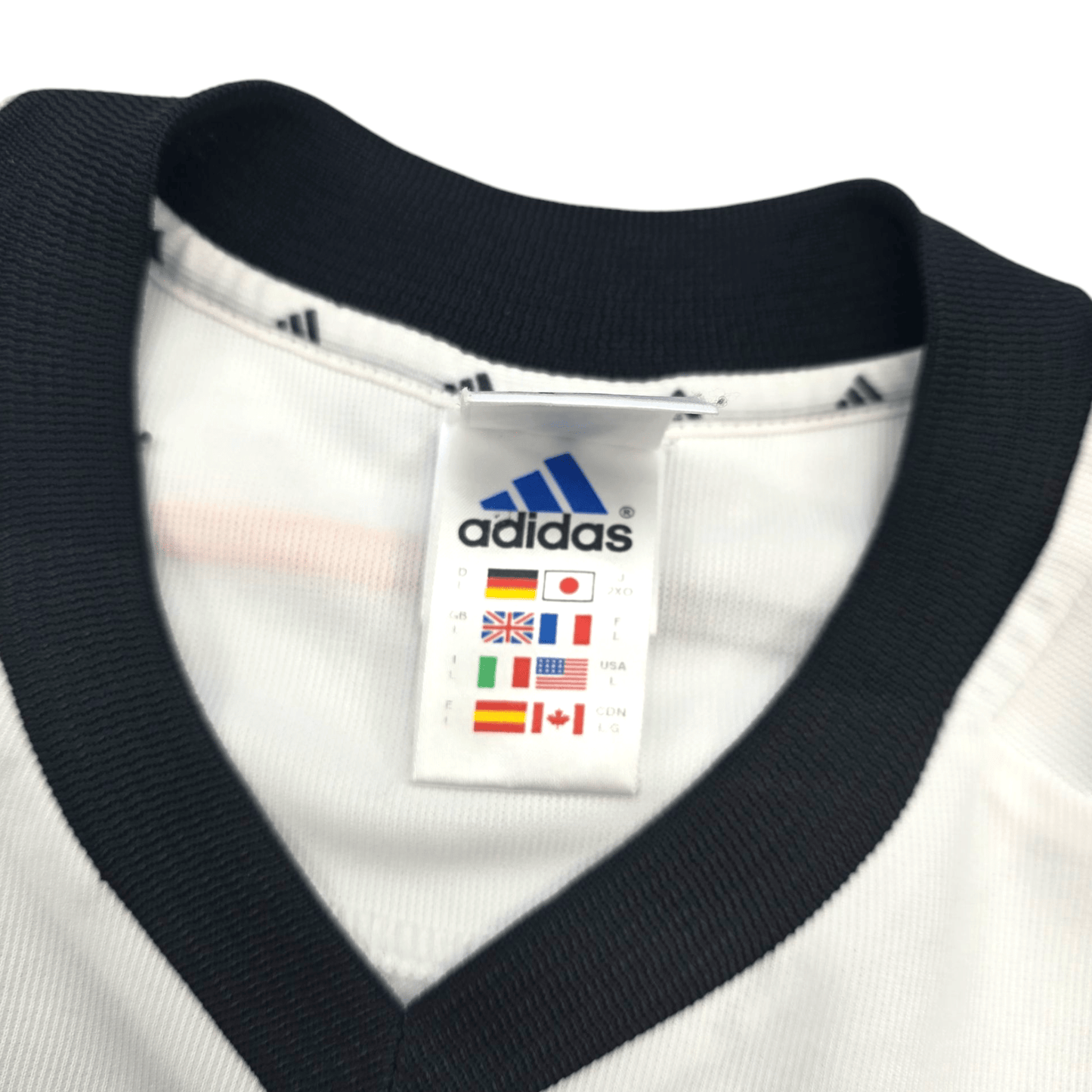 2002/03 Germany Home Football Shirt (L) Adidas #20 Bierhoff