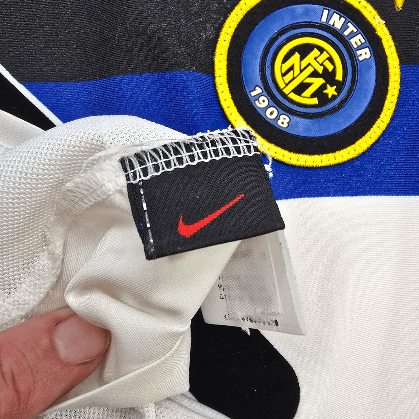 2002/03 Inter Milan Away Football Shirt (XL) Nike #32 Vieri