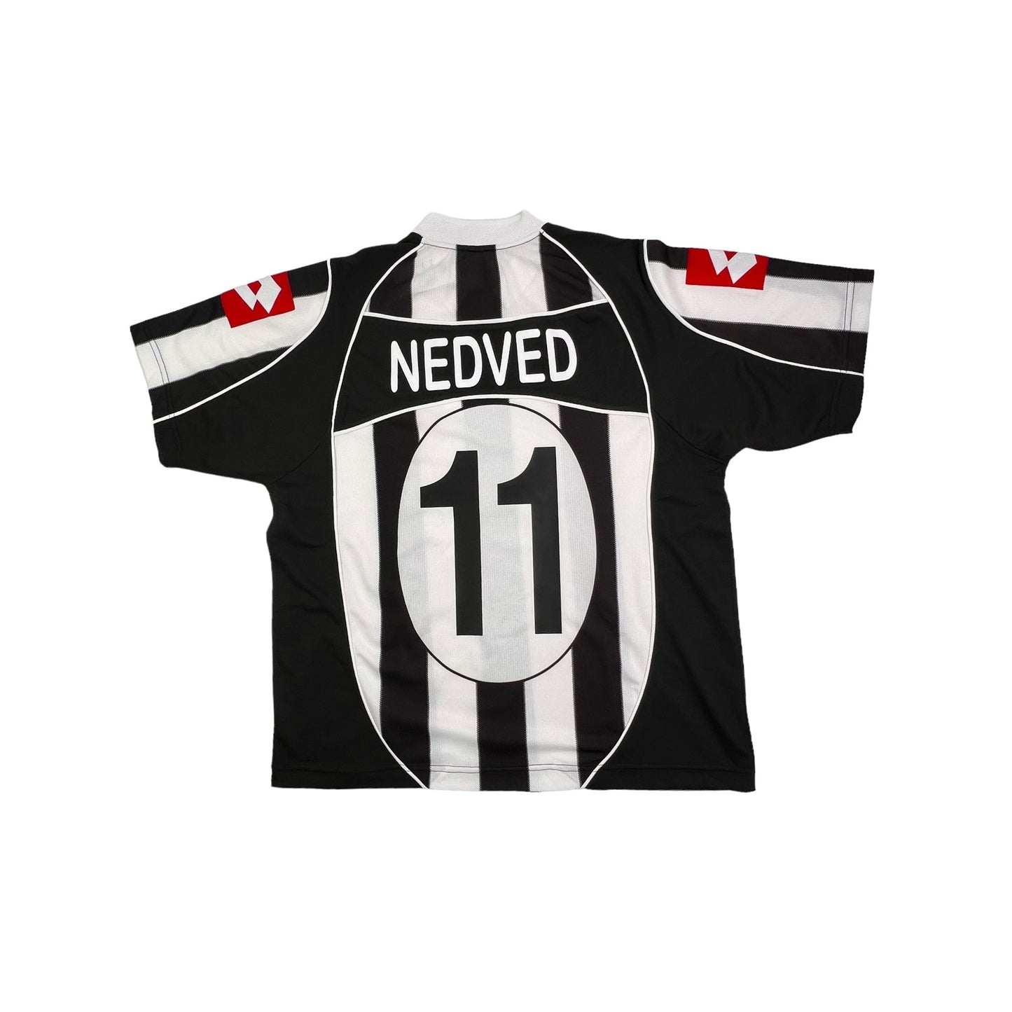 2002/03 Juventus Home Football Shirt (L) Lotto # 11 Nedved