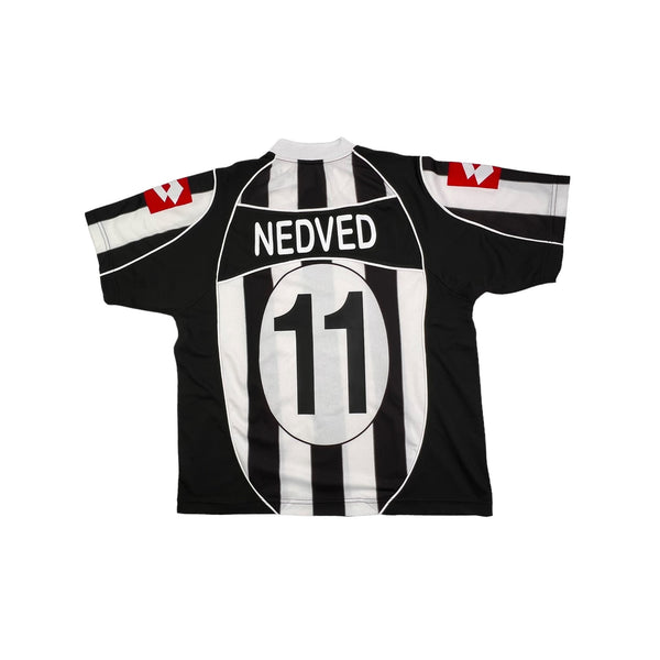 2002/03 Juventus Home Football Shirt (L) Lotto # 11 Nedved