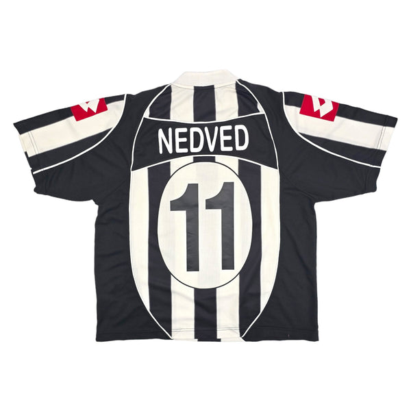 2002/03 Juventus Home Football Shirt (L) Lotto #11 Nedved