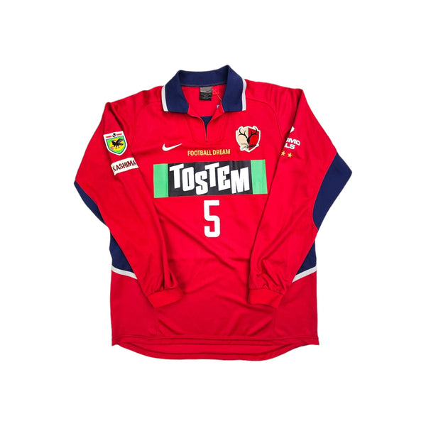 2002/03 Kashima Antlers Home Football Shirt (XL) Nike #5 (Nakata)
