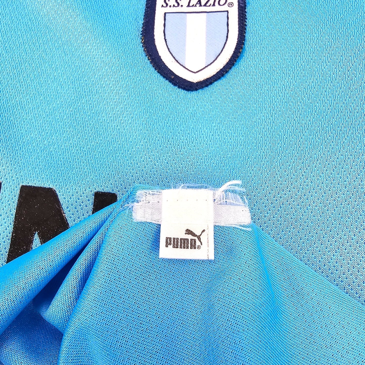 2002/03 Lazio Home Football Shirt (M) Puma #7 Claudio