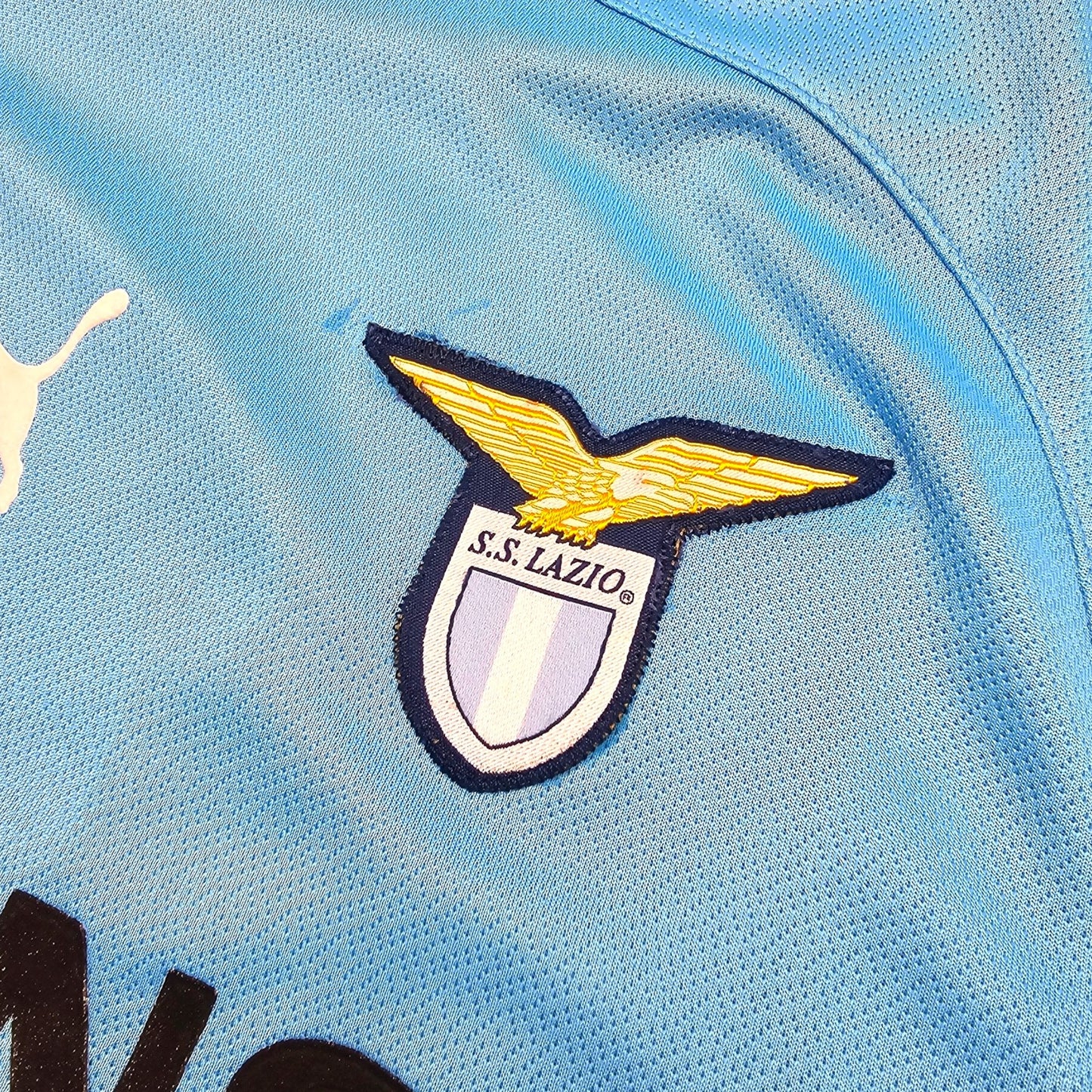 2002/03 Lazio Home Football Shirt (M) Puma #7 Claudio