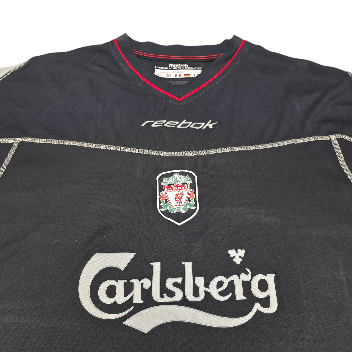 2002/03 Liverpool Away Football Shirt (M) Reebok #10 Owen