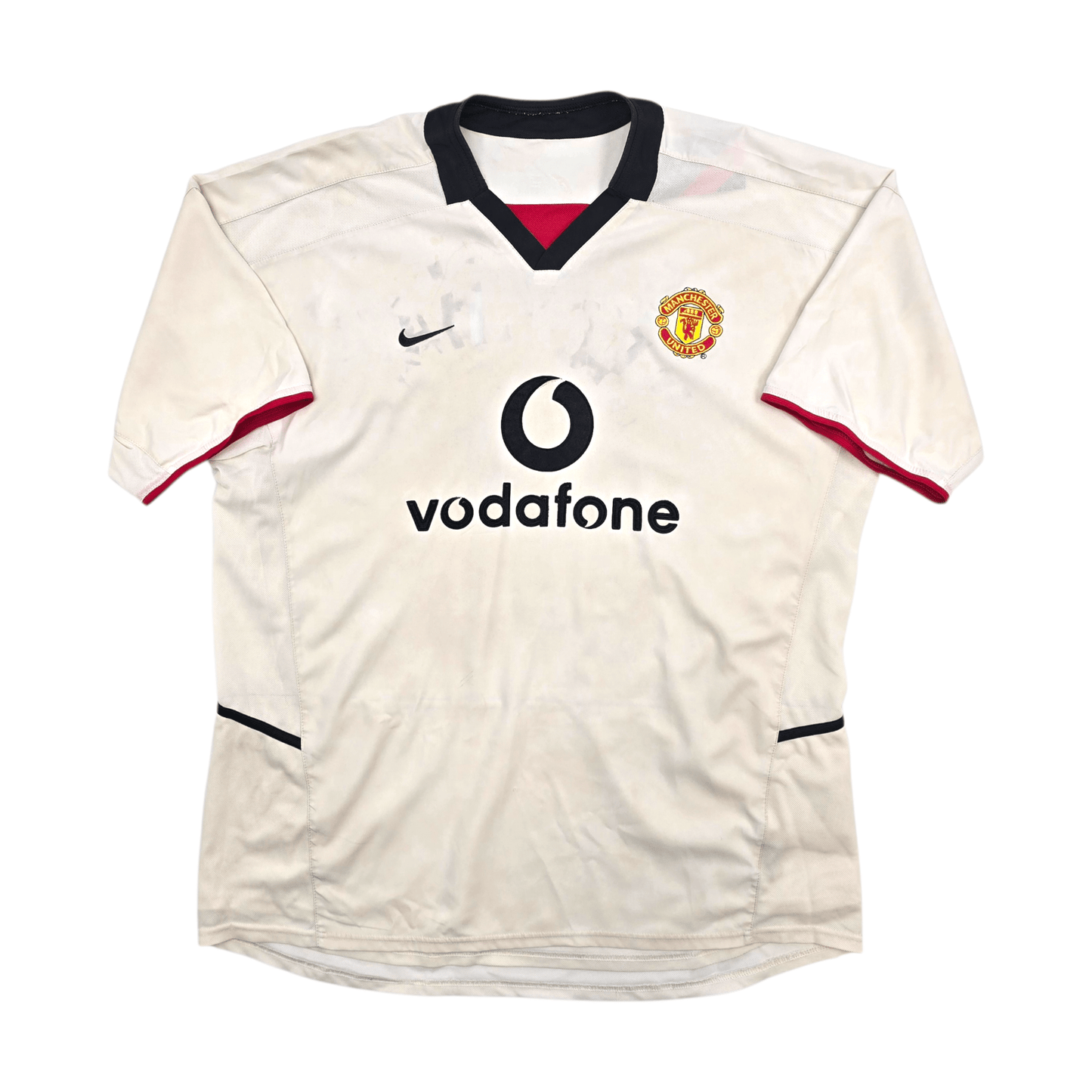 2002/03 Manchester United Away Football Shirt (L) Nike #7 Beckham