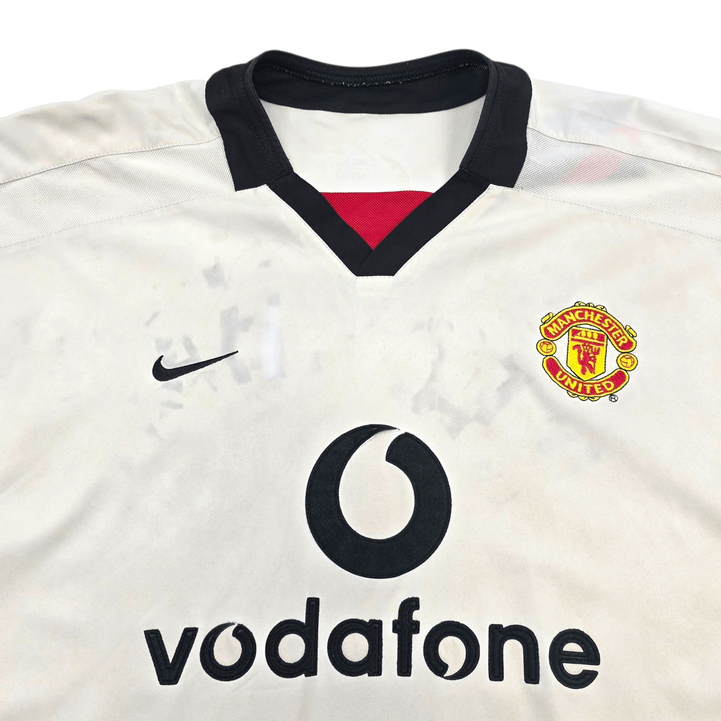 2002/03 Manchester United Away Football Shirt (L) Nike #7 Beckham