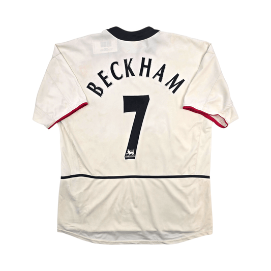 2002/03 Manchester United Away Football Shirt (L) Nike #7 Beckham
