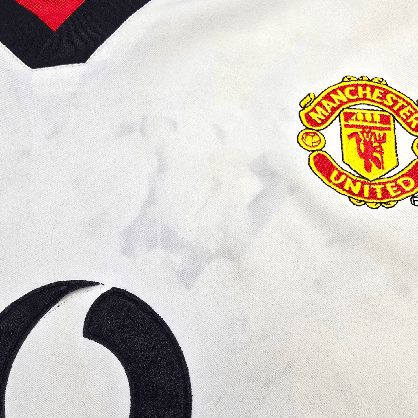 2002/03 Manchester United Away Football Shirt (L) Nike #7 Beckham