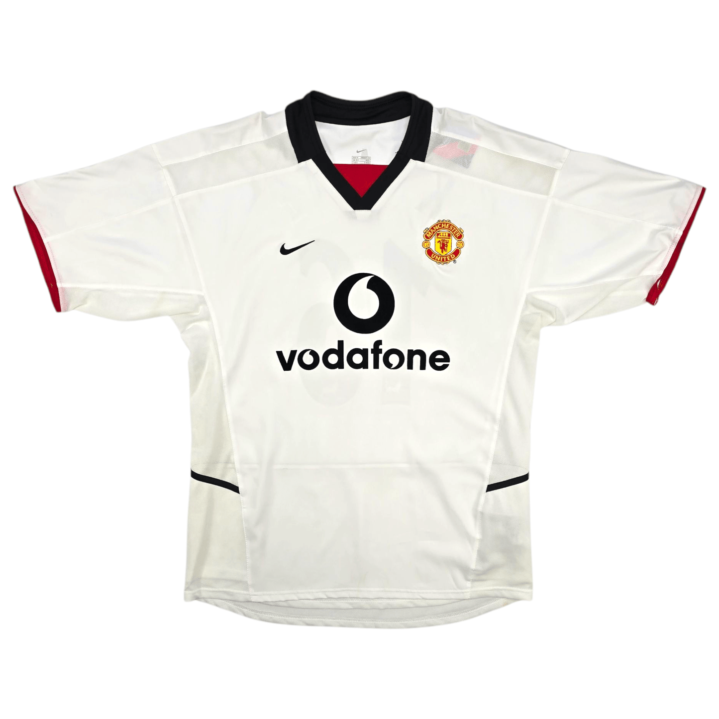 2002/03 Manchester United Away Football Shirt (M) Nike #16 Keane