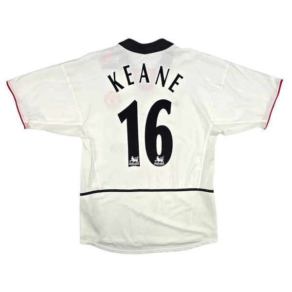 2002/03 Manchester United Away Football Shirt (M) Nike #16 Keane