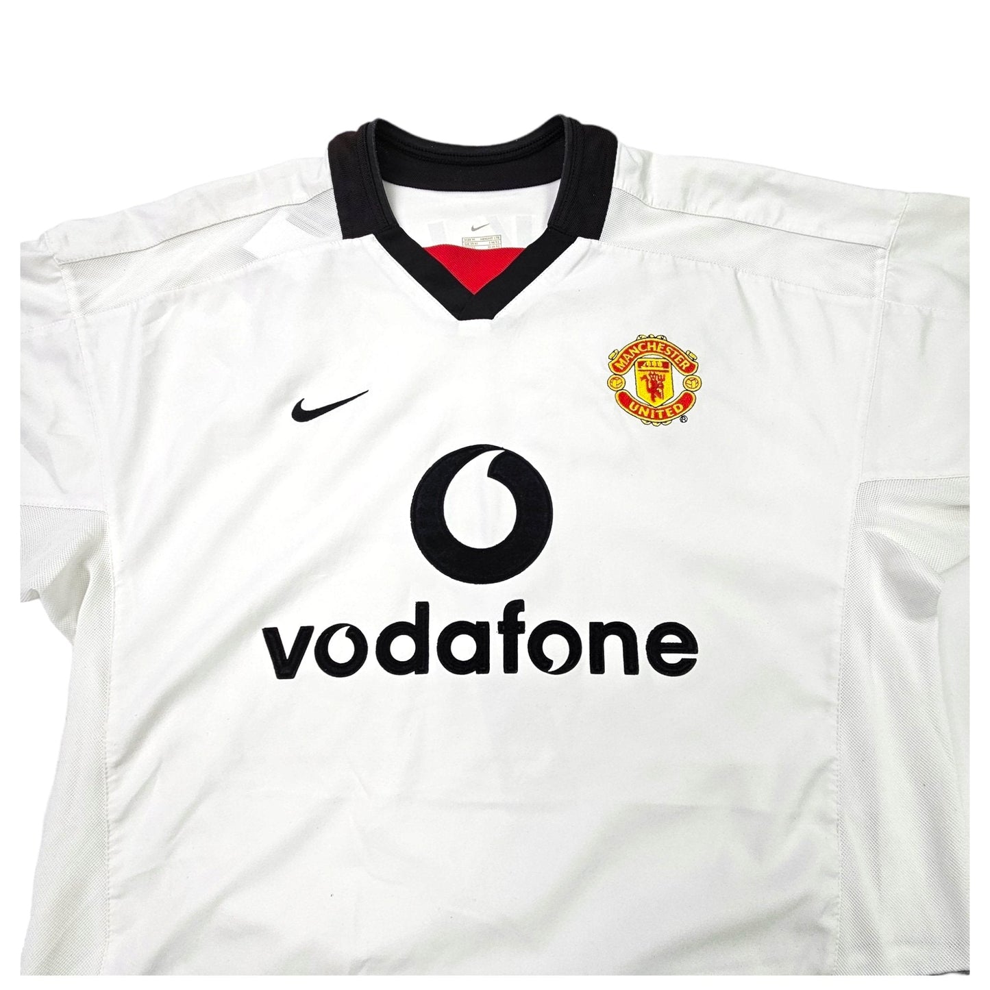 2002/03 Manchester United Away Football Shirt (M) Nike #7 Beckham