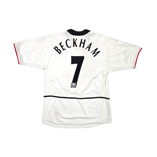 2002/03 Manchester United Away Football Shirt (M) Nike #7 Beckham