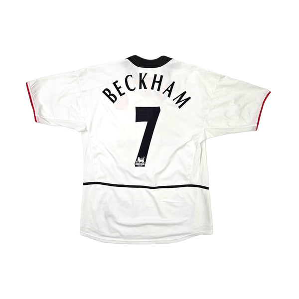 2002/03 Manchester United Away Football Shirt (M) Nike #7 Beckham