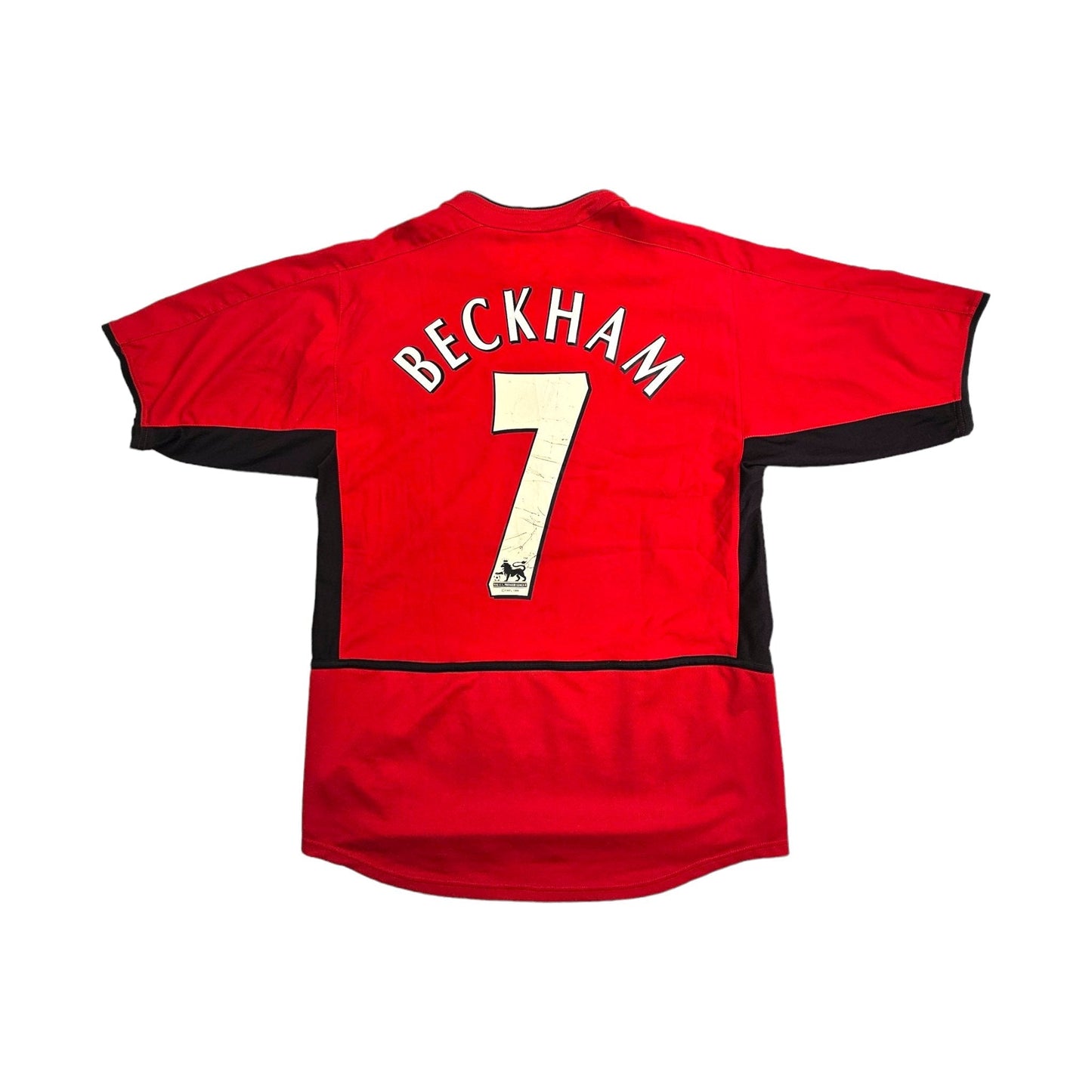 2002/03 Manchester United Home Football Shirt (S) Nike #7 Beckham